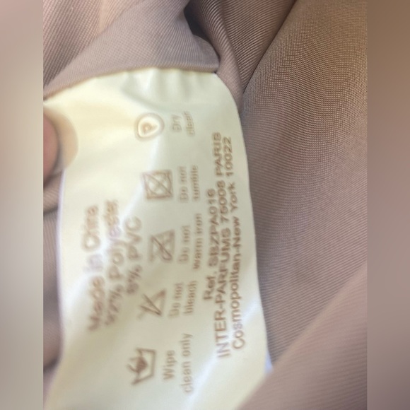 Burberry Fragrance Polyester PVC Tan Nova Check Messenger Bag Crossbody Unisex - Picture 10 of 11